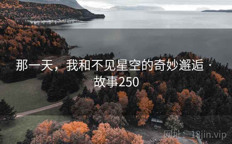 那一天,我和不见星空的奇妙邂逅 · 故事250
